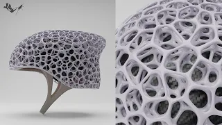 How to apply Voronoi lattice structure on any geometry in Grasshopper