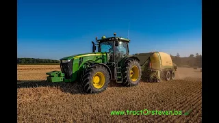 John Deere 8270R + Krone Big Pack 1270 XC Multi-Bale  -De Grunne  (Hamal)