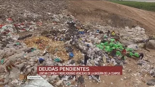 Juntan comida y mercaderías vencidas de la basura de la Ceamse para poder vivir