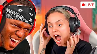 KSI TROLLS TALIA MAR LIVE ON STREAM (Not Clickbait)