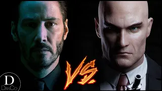 John Wick VS Agent 47 (Hitman) | BATTLE ARENA | HITMAN 3