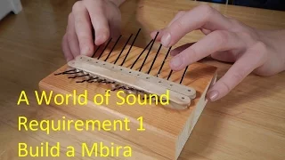 Simple Mbira Instrument - Cubscout Eric