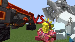 Netherite Monstrosity, Ender Guardian, Ender Golem vs Mowzie's Mobs