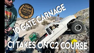 Class 1 Truck Takes On Class 2 Course! [Carnage During 10-Gate RC Crawling Competition Practice Run]