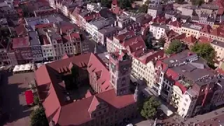 Torun, Poland.  4k footage from Mavic Pro