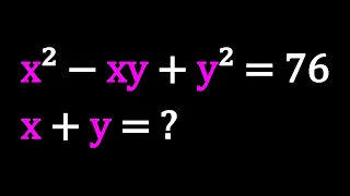 A Quadratic Diophantine Equation | Math Olympiads