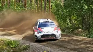 Sebastien Ogier Rally Estonia 2020 test Toyota Yaris WRC