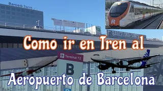 Tren RODALIES al Aeropuerto BARCELONA