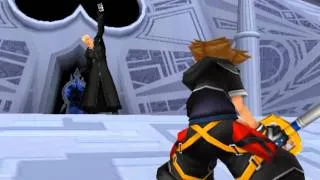 Kingdom Hearts II Final Mix cutscene: 54 - Luxord's Replica Data Defeated
