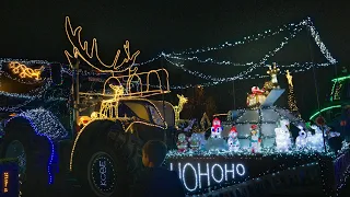 Christmas Tractor Parades in Belgium!