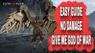 God of War PS4 - How to beat Valkyrie Queen Sigrun [Give Me God of War Difficulty] No Damage