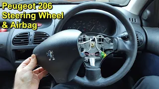 Steering Wheel and Airbag Removal - Peugeot 206