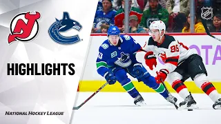 NHL Highlights | Devils @ Canucks 11/10/19