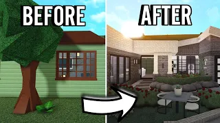 RENOVATING A NEW BLOXBURG STARTER HOUSE INTO A MODERN HOME | roblox