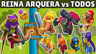 QUEEN ARCHER vs ALL CARDS | 1 vs 1 | NEW CHAMPIONS | CLASH ROYALE OLYMPICS