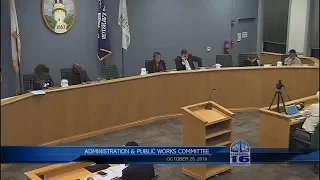 Administration and Public Works Committee Meeting 10-28-2019