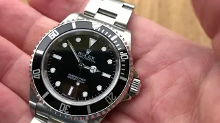 Before Rolex Service - Submariner 14060M Condition due to 12-years Occasional Use