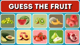 Can You Guess The FRUIT by emojis? | Emoji Quiz 2024