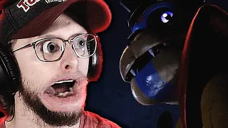 REACTING TO FNAF SECURITY BREACH TRAILER ANIMATIONS!!