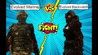 Prototype 2 Epic battle Evolved Marine soldier vs Evolved Blackwatch soldier