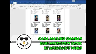 Cara Mail Merge Gambar dari Excel ke Word - Microsoft Office