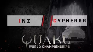 Quake - inz vs. Cypherrr [1v1] - Quake World Championships - Ro16 EU Qualifier #1