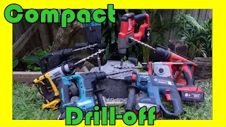 Best Compact Rotary Hammer: DeWalt, Makita, Milwaukee, Bosch, Metabo, Hilti. What's fastest?