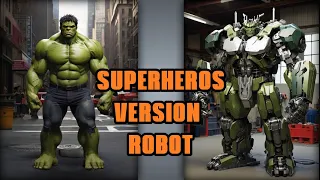 🔥superhero but version robot  Amazing Cartoon Animation🔥