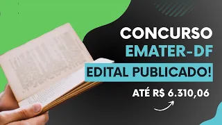 Concurso EMATER DF 2023: Cargos de Nível Médio e Superior! Até R$ 6.310,06! 📖