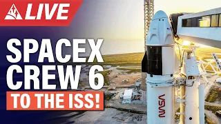 SCRUB! Watch SpaceX launch Crew 6 with Astronauts to the ISS! #crewdragon