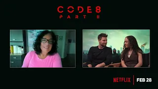 CODE 8 PART 2 - ROBBIE AMELL & SIRENA GULAMGAUS INTERVIEW (2024)