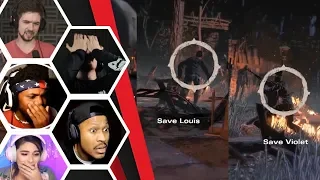 Let's Players Reaction To Having To Save Violet Or Louis | The Walking Dead: Final Season