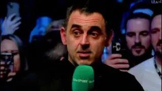 KBV-1026 Rob Walker Talks to Winner Ronnie O'Sullivan & Running up Judd Trump at World Grand Prix