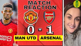 POOR GAME OVERALL | MANCHESTER UNITED 0-1 ARSENAL | Instant #MUFC Fan MATCH REACTION | #MUNARS