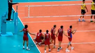 Brasil vs Russia 2:3 Olympic Games London 2012, Volleyball Final, 2nd match ball for Russia