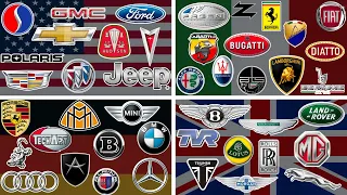 CAR BRANDS AND MODELS FROM USA🇺🇸 ITALY 🇮🇹 GERMANY🇩🇪ENGLAND🇬🇧