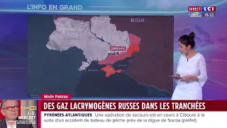 La Russie largue des gaz lacrymogènes sur les lignes de front ukrainiennes dans la zone d'Orikhiv