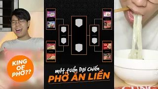 [FULL 7 TRẬN] PHỞ CHAMPION LEAGUE: Đi tìm KING OF PHỞ BÒ ĂN LIỀN! 1 tuần đại chiến | TRƯỜNG TRUE