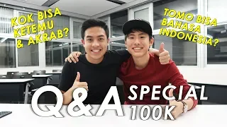 TOMO MALU SAMA KELAKUAN JEROME?! | Q&A Special 100k Subscribers (Eng sub)