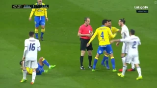 Gareth Bale red card vs Las Palmas 3/1/2017 HD (ANGRY REACTION)!!!!!