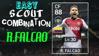 FALCAO Best Scout Combination in PES 2018.