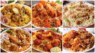 EID SPECIAL ❗ TOP 6 BIRYANI RECIPES by (Yes I Can Cook)