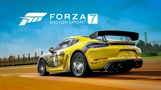 The Porsche 718 Cayman GT4 Clubsport on Forza Motorsport 7 - available now