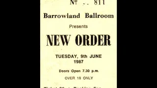 New Order-Bizarre Love Triangle (Live 6-9-1987)