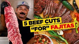 FAJITA FEST: The 5 BEST Cuts of Beef for Fajitas (Traditional & Regional Favorites)