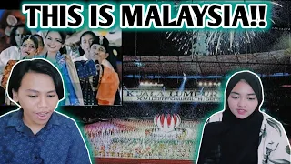 Indonesian React Closing Ceremony of Kuala Lumpur 1998 XVI Commonwealth Games