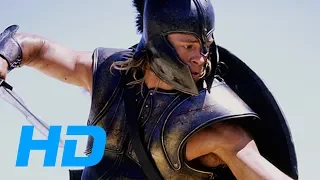 Achilles Vs. Boagrius Fight Scene [Troy / 2004] - Movie Clip HD