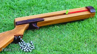 Accurate Slingshot With Bullet Tube - Make it for Defense