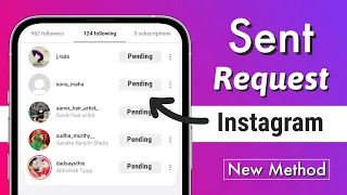 How to check Sent Request on Instagram | New Setting