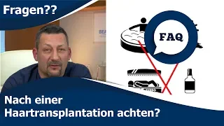 Worauf sollte man nach einer Haartransplantation achten?